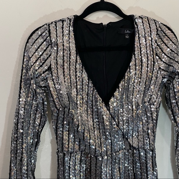 NWT Lulu’s Sequin Mini Dress Small - Picture 3 of 6